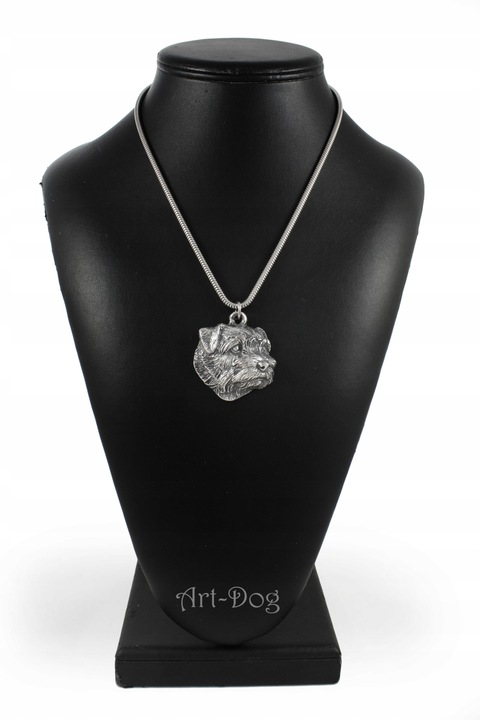 Колие с висулка, Art-Dog, Цинкова сплав, Посребрено покритие, Модел Кученце, Сребро