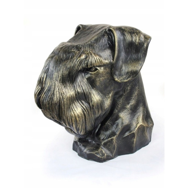 Statueta, model Schnauzer, Rasina, Bronz