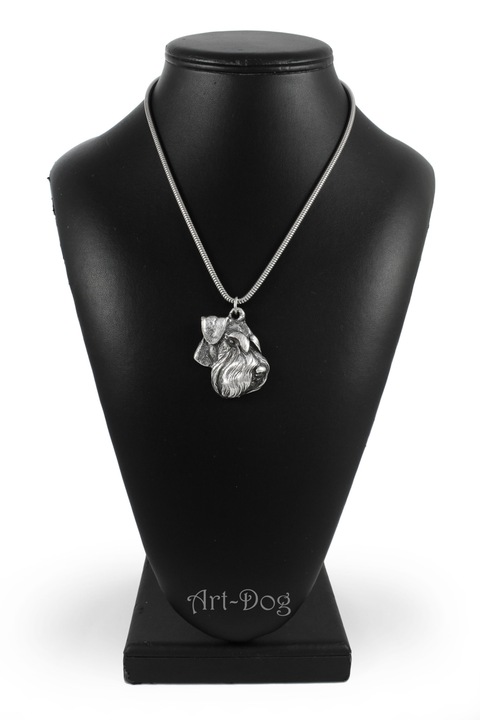 Колие с висулка, Art-Dog, Цинкова сплав, Посребрено покритие, Модел Кученце, Сребро