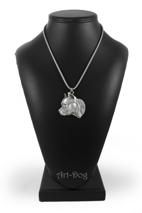 Колие с висулка, Art-Dog, Цинкова сплав, Посребрено покритие, Модел Кученце, Сребро