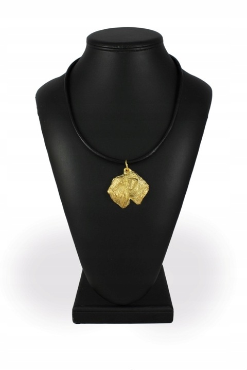 Női nyaklánc, Art-Dog, Ötvözet/Aranyozott, Kiskutya medál, 50 cm, Arany/Fekete