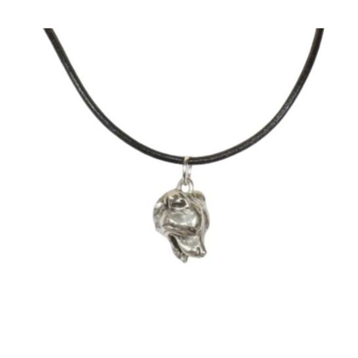 Art-Dog nyaklánc, Staffordshire Bull Terrier, Ötvözet, 50 cm, Ezüst