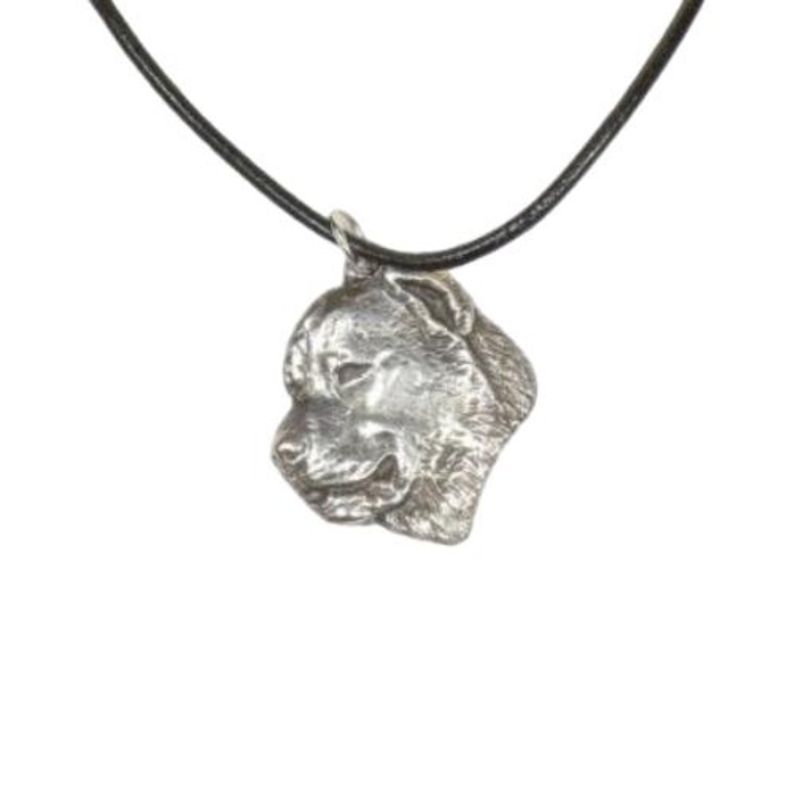 Colier Art-Dog, Central Asian Shepherd, Aliaj, 50cm, Argintiu