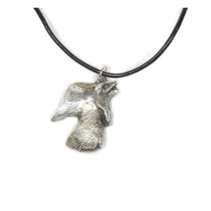 Colier Art-Dog, Scottish Terrier, Aliaj, 50cm, Argintiu