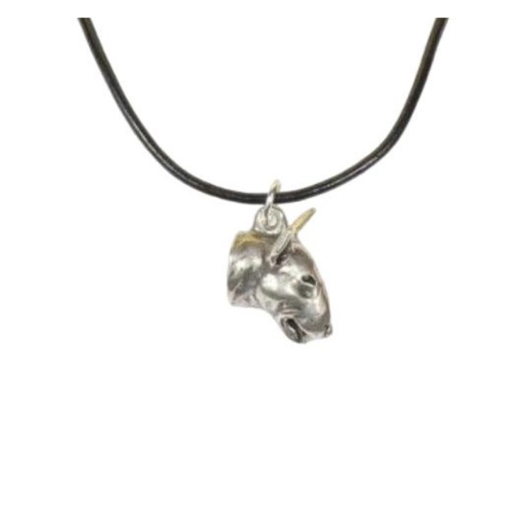 Art-Dog nyaklánc, Bullterrier, Ötvözet, 50cm, Ezüst