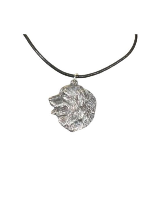 Art-Dog nyaklánc, berni pásztorkutya, ötvözet, 50 cm, ezüst