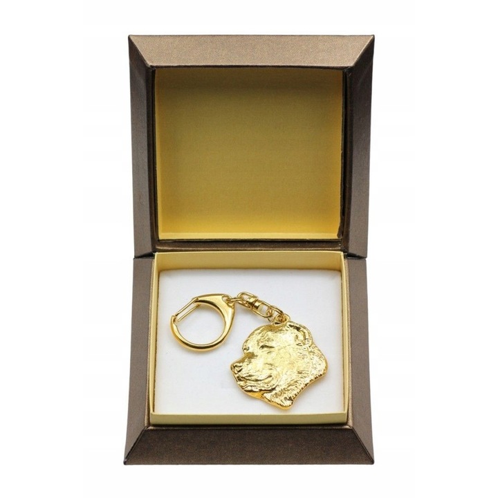 Aranyozott kulcstartó, cink/alumínium ötvözet, arany