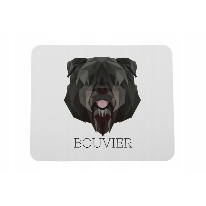 Mousepad, Model catel, Alb/Negru