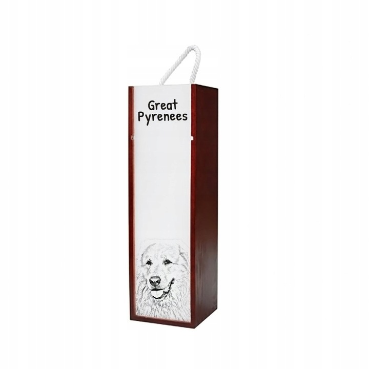 Borosdoboz, fa, 10,5x10,5x35 cm