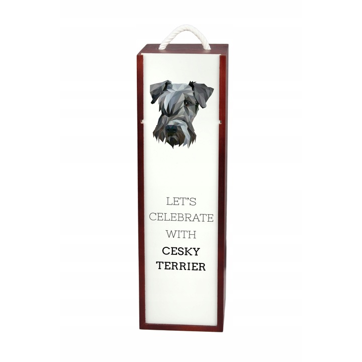 Borosdoboz, fa, 10,5x10,5x36 cm