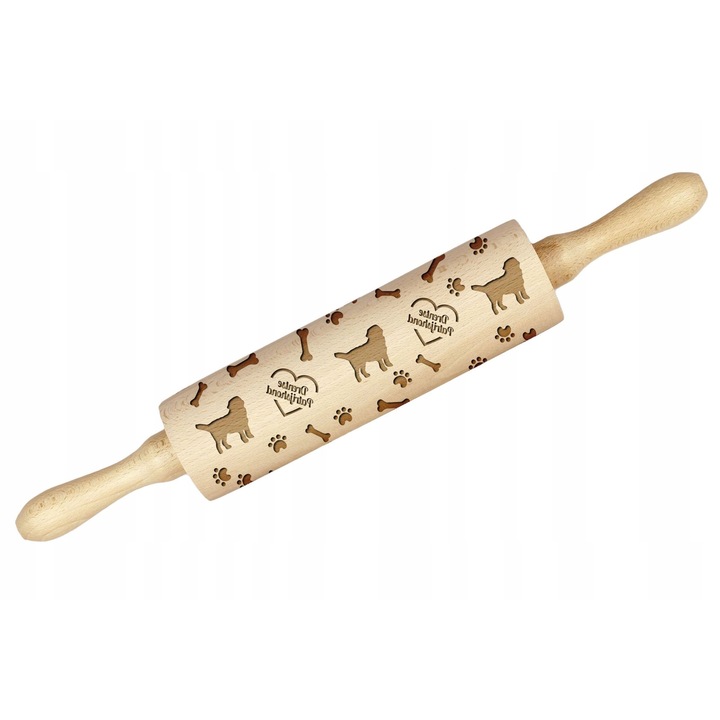 Sucitor cu model, Art-Dog, Lemn, Model Prepelicar olandez, 40cm, Bej