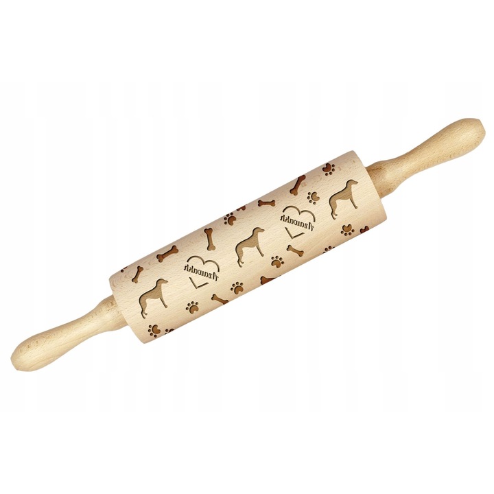 Sucitor gravat, Art-Dog, Lemn, Model Ogar african, 20x40x5.7 cm, Bej