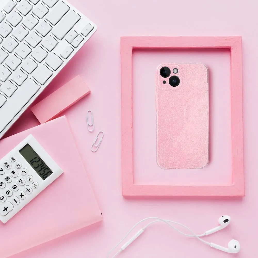 Husa pentru Samsung Galaxy A16 tpu glitter pink case