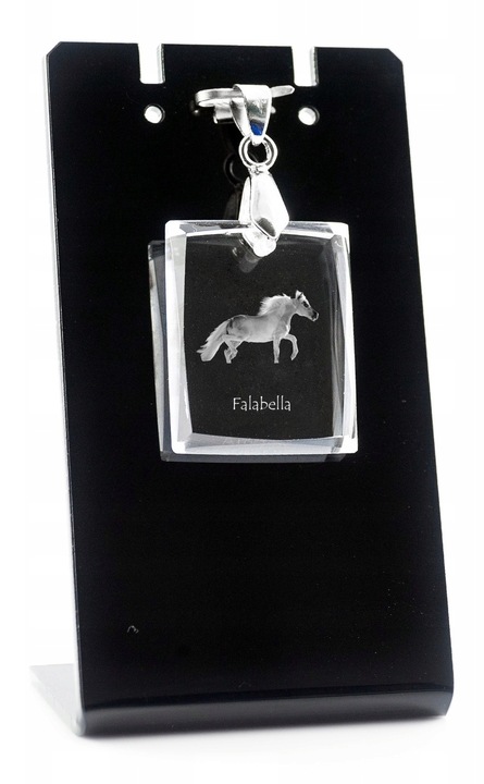 Falabella nyaklánc, Art-Dog, kristály, fekete/átlátszó
