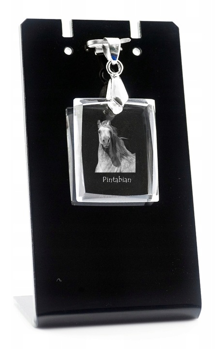 Pintabian nyaklánc, Art-Dog, kristály, fekete/átlátszó