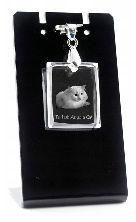 Török angóra nyaklánc, Art-Dog, kristály, fekete/átlátszó