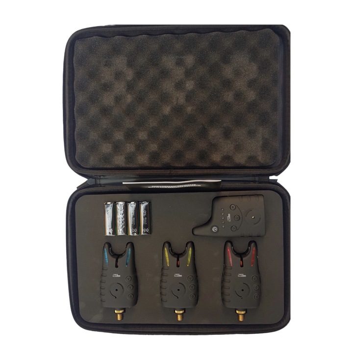 Set 3 Avertizori plus Statie FL cu penar pentru transport