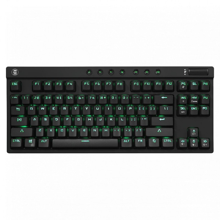 Tastatura mecanica, White Shark, ESL-K1, RGB, Kodachi, Comutator rosu, Negru