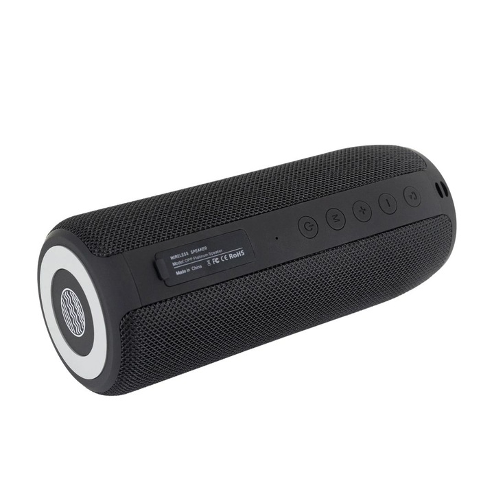 Boxa portabila, Our Pure Planet, Bluetooth, 10W, Negru