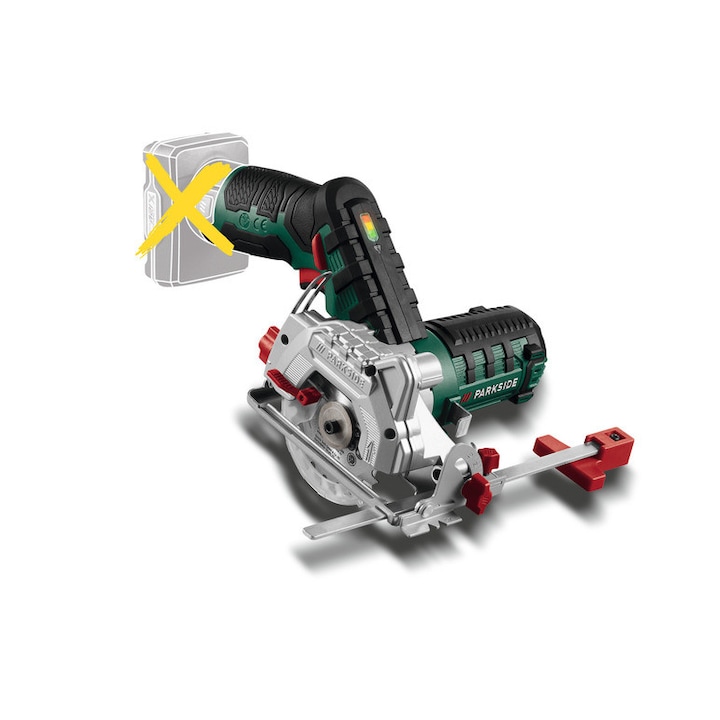 Ръчен циркуляр на батерия Parkside® Pstka 12 – без батерия