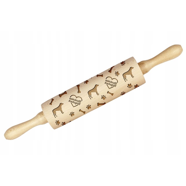 Sucitor gravat, Art-Dog, Lemn, Model Rhodesian ridgeback, 40cm, Bej