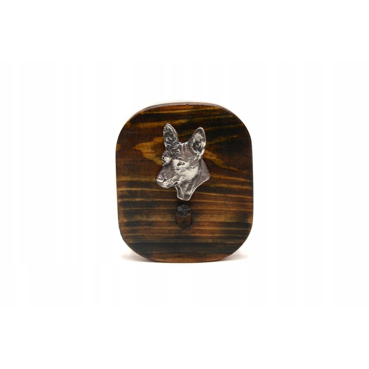 Cuier, Art-Dog, Lemn, Maro/Argintiu