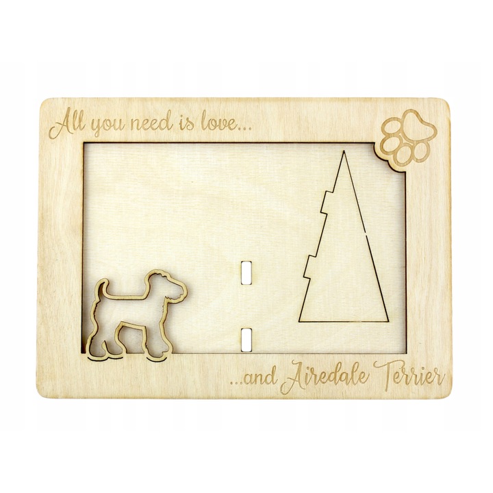 Rama foto gravata, Art-Dog, Bej