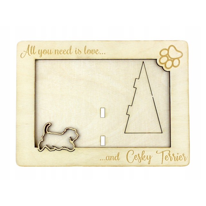 Rama foto gravata, Art-Dog, Bej