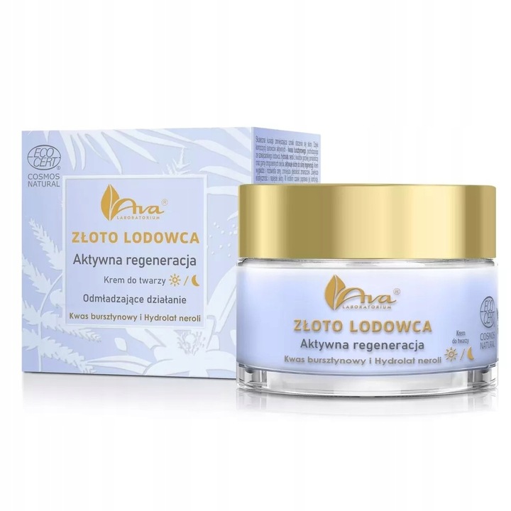 Aktív regeneráló arckrém AVA Zloto Lodowca, 50 ml