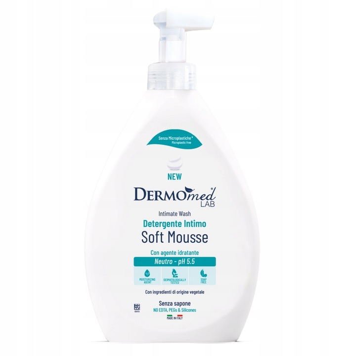 Spuma igiena intima, Dermomed, Ph neutru, 600 ml