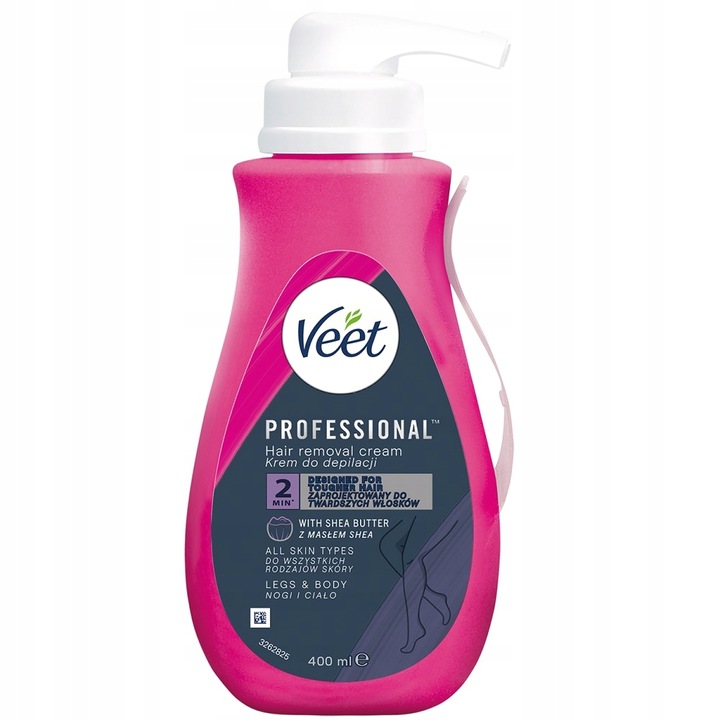 Crema Depilatoare profesionala, Veet, Ten Mixt, 400ml