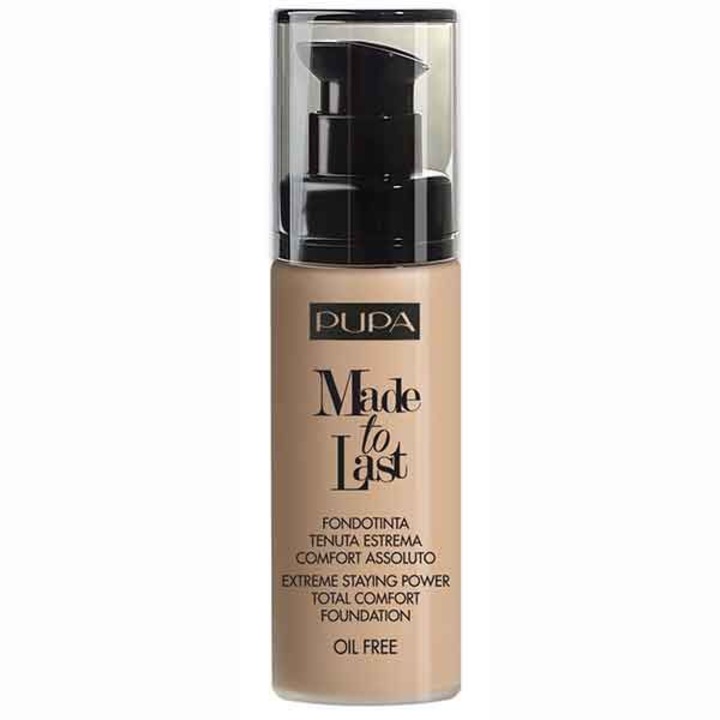 Fond de ten matifiant Made To Last Total Comfort Foundation, Pupa, SPF10, 040, 30ml