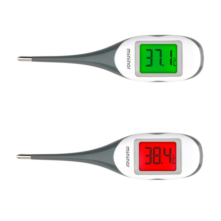 Mininor kétszínű digitális hőmérő babáknak
