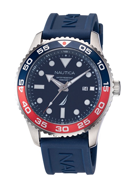 Ceas barbati Nautica NAPPBF144, Quartz, Albastru