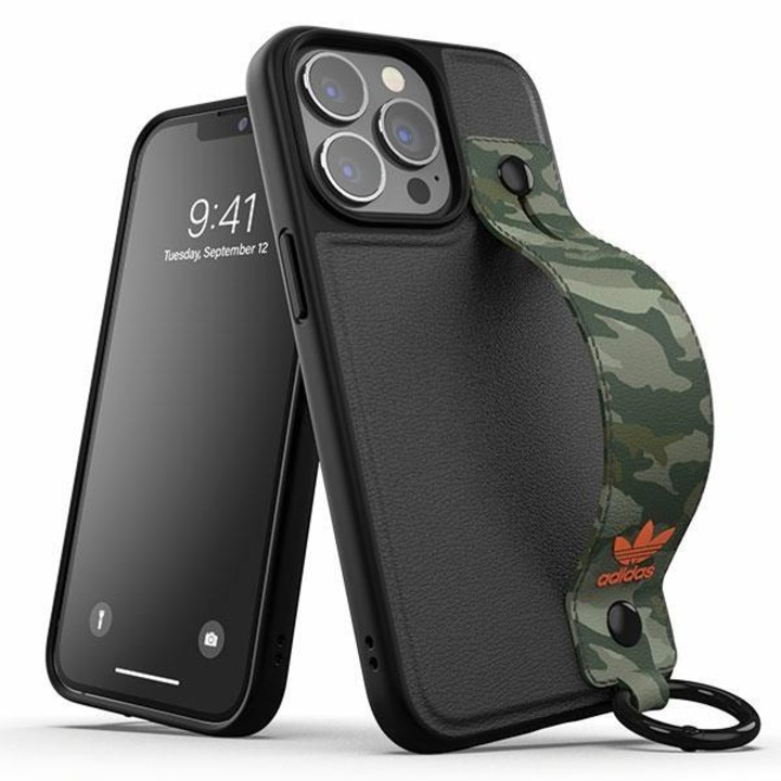 Husa pentru Iphone 13 Pro/13, Adidas, Policarbonat, Negru/Verde