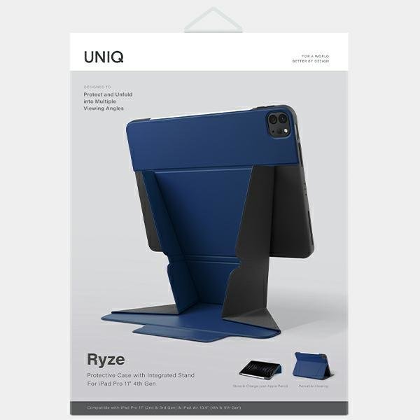 Husa Ryze pentru Ipad Pro 11" (2021-2022) / Air 10.9" (2020-2022), Uniq, Albastru