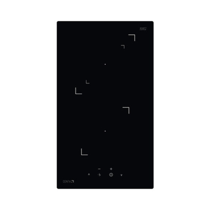 Plita Electrica Vitroceramica Centa Sarin 30 Fara Rama, 2 Zone Gatit, Putere 2, 9 Kw, 30x52 Cm