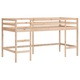 Pat etajat de copii vidaXL, cu tunel alb/negru 90x190 cm, lemn masiv pin, 23.27 kg 3207000