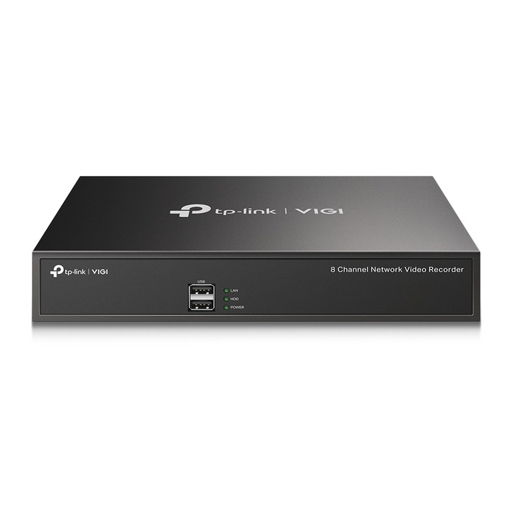 NVR TP-Link VIGI NVR1008H, 8 канала, Видео компресия H.265+, Съвместимост ONVIF, Дистанционно управление