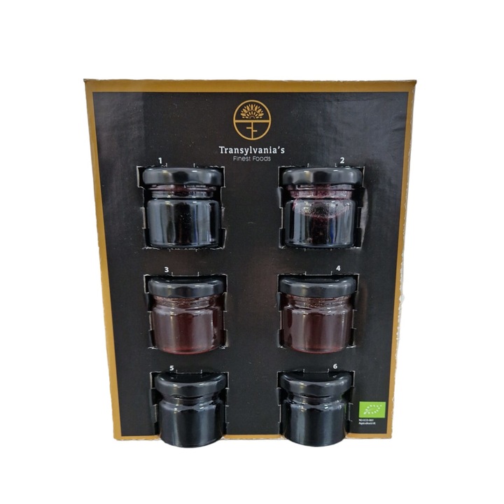 Cutie cadou miere diferite sortimente cu pudre Transylvania's Finest Foods 33g