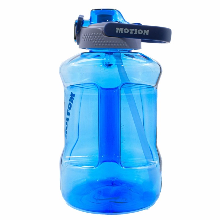 Vizes palack, beosztásos, 2200 ml, Naimeed D5042, Kék