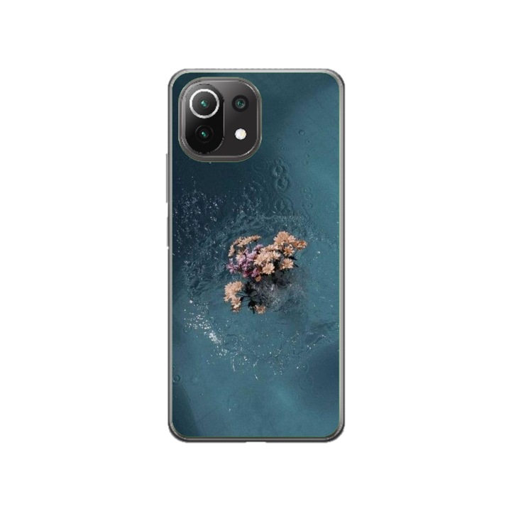 Персонализиран калъф Swim Case за Xiaomi Redmi Mi 11 Lite, модел Flowers #15, многоцветен, S1D1M0215