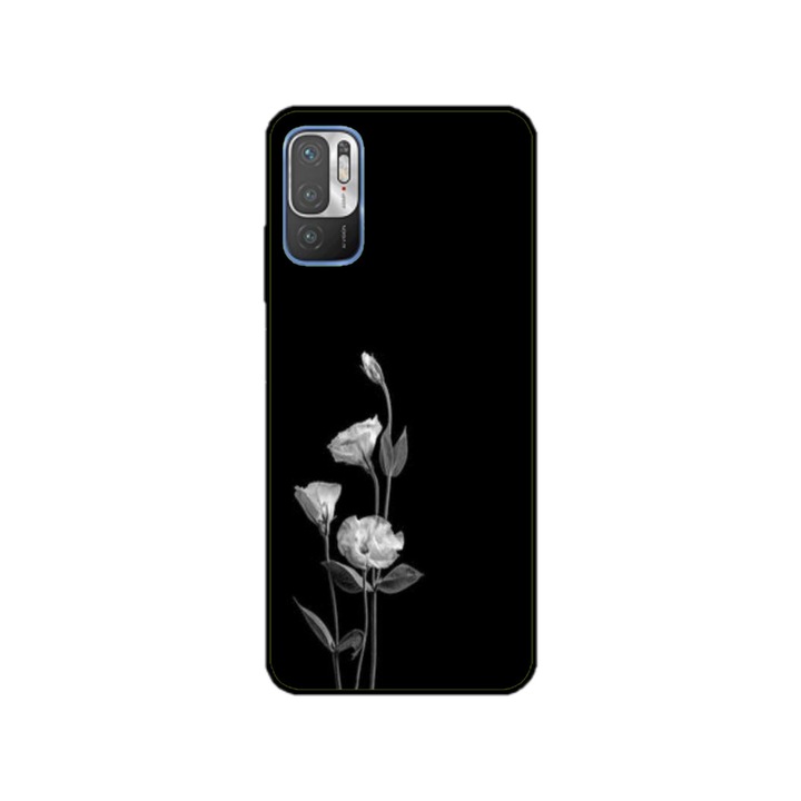 Персонализиран калъф за плуване и силиконово фолио за OPPO Reno7 5G, модел Abstract Flowers, многоцветен, S1D1M0216