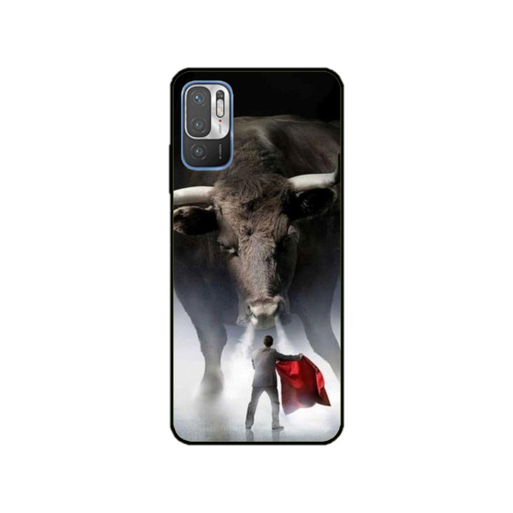 Персонализиран калъф за плуване за OPPO Reno7 5G, модел Bull, многоцветен, S1D1M0205