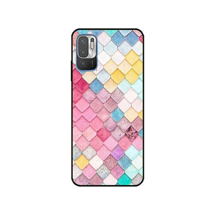 Персонализиран калъф за плуване за OPPO Reno7 5G, модел Color Scales, многоцветен, S1D1M0258