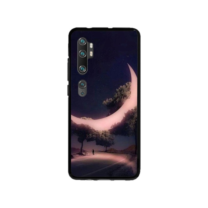 Персонализиран калъф Swim Case за Xiaomi Redmi Mi 10 Pro 5G, модел Moon in the Trees, многоцветен, S1D1M0331