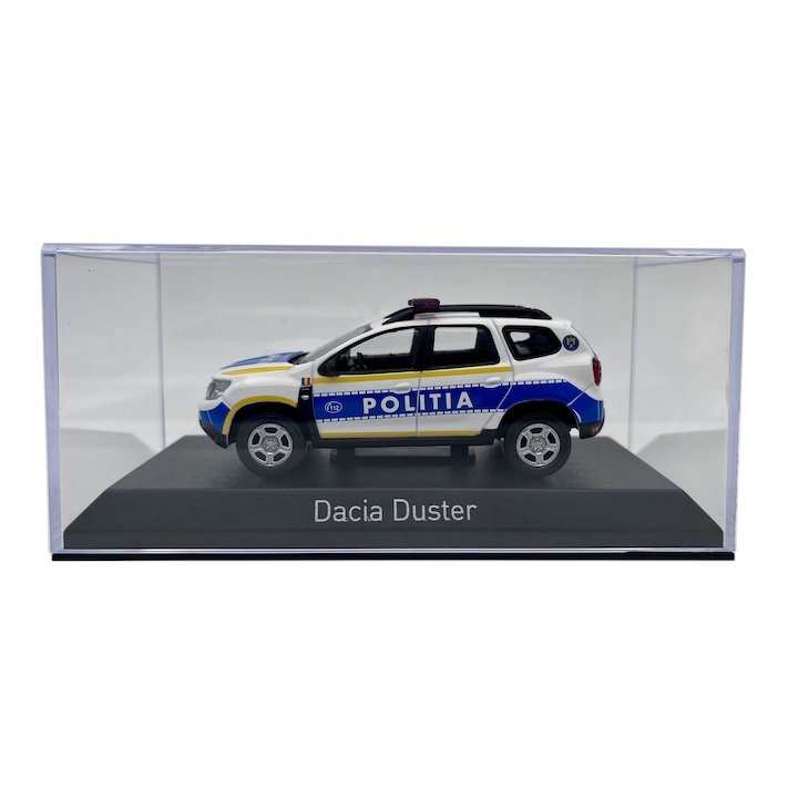 Dacia Duster autómodell Román Rendőrség 2021, 1:43, Norev