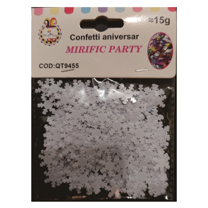 Confetti alb, fulgi de zapada