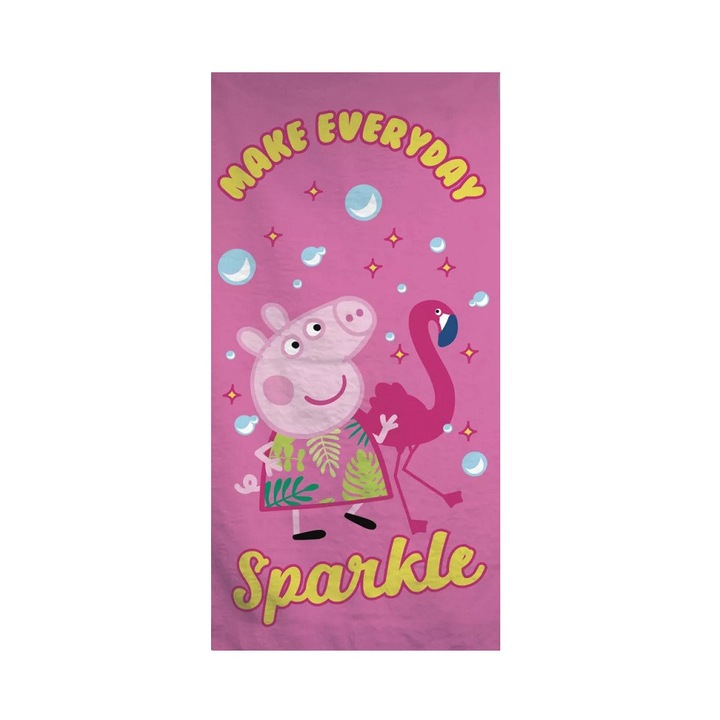 Хавлиена кърпа Peppa pig sparkle 70x140см