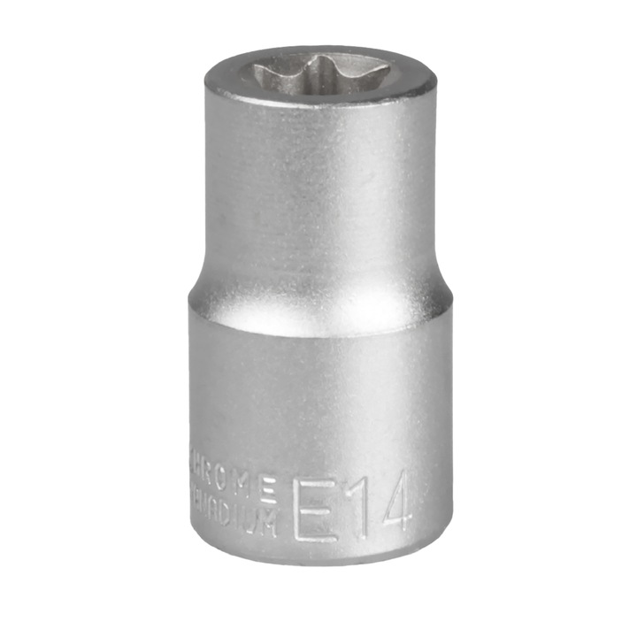 Cheie MJW E14, 1/2", Argintiu